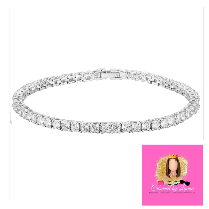 Crowned Tennis Bracelet 👑